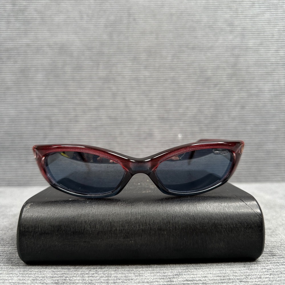 Arnette Nomad Y2K Sunglasses Red Translucent Wrap 127-121/53 Made Italy Vintage